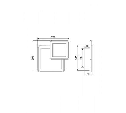 Настенный светильник Freya LED Market FR10027WL-L13B