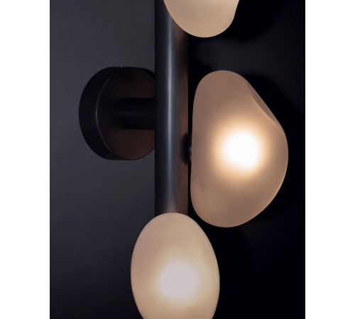 Настенный светильник Delight Collection Matter 5055W/3 black/white
