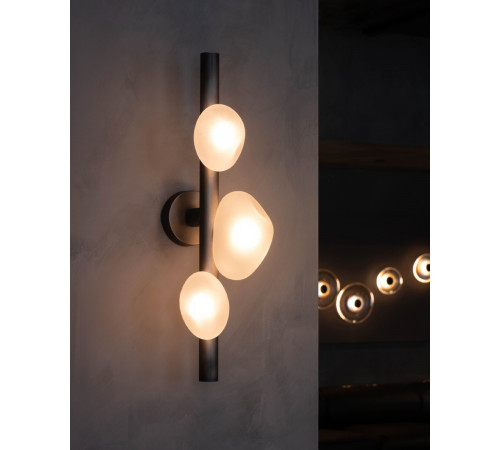 Настенный светильник Delight Collection Matter 5055W/3 black/white