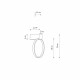 Настенный светильник Nowodvorski Circolo Led XS Black 10858