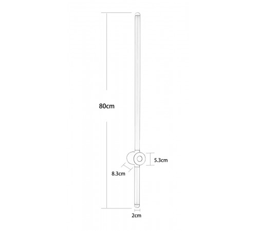 Настенный светильник Arte Lamp Atmos A3616AL-1BK