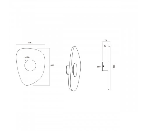 Настенный светильник Mantra Acustic 9444