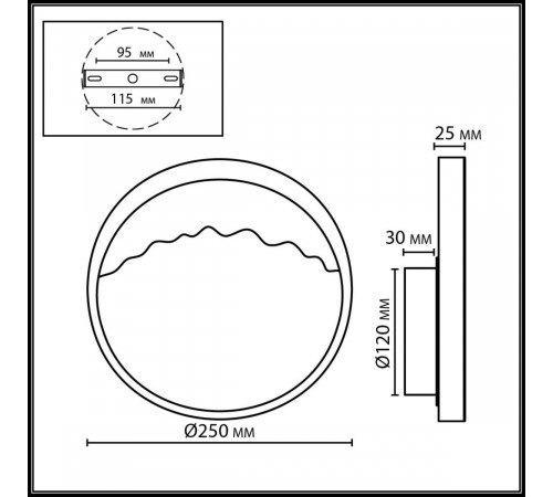Настенный светильник Odeon Light Ecodesign Valley 4359/9WL Настенный светильник Odeon Light Ecodesign Valley 4359/9WL