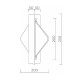 Настенный светильник LED4U L7367-2 BS