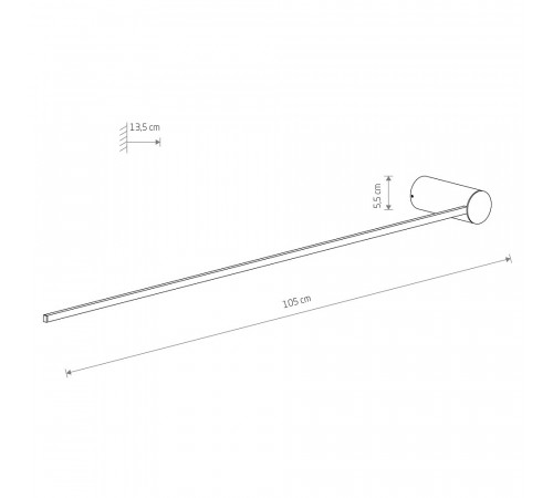 Настенный светильник Nowodvorski Arm Led L Black 10856 Настенный светильник Nowodvorski Arm Led L Black 10856