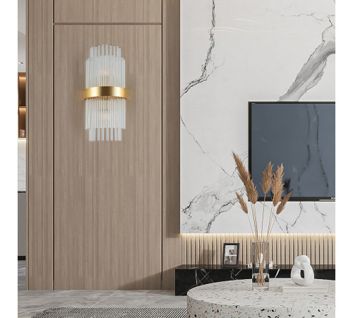 Настенный светильник Arte Milano Torcia 430122.180.2.E14.C1 GD Настенный светильник Arte Milano Torcia 430122.180.2.E14.C1 GD