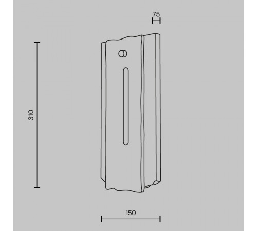 Настенный светильник Maytoni Ventana MOD523WL-L15BG3K