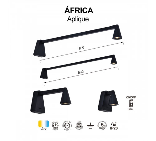 Настенный светильник Mantra Africa 9413