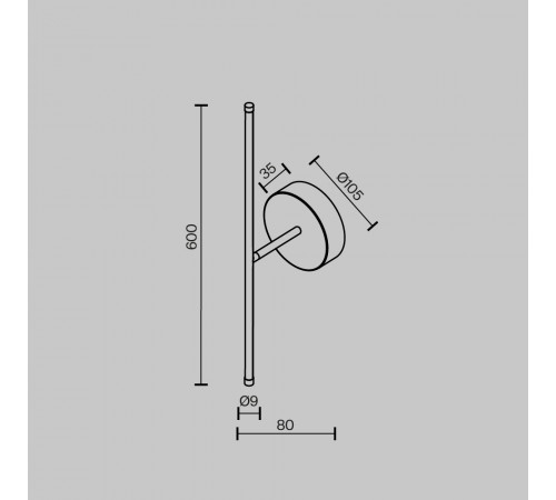 Настенный светильник Maytoni Elegant C084WL-L7BS2.7K-1