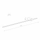 Настенный светильник Nowodvorski Saber Led Silk Olive L 11382