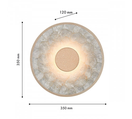 Настенный светильник Favourite Solarius 4858-1W