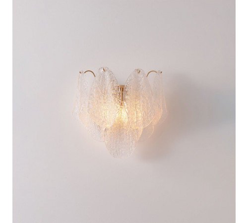 Настенный светильник Crystal Lux EMILIA AP2 BRASS
