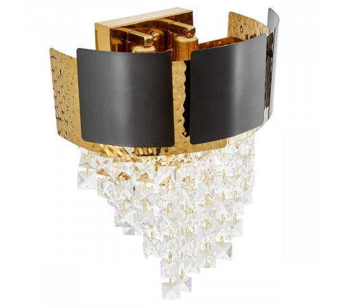 Настенный светильник Lumina Deco LDW 7045-2 BK+GD
