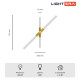 Настенный светильник Lightera Glimt LE312W-2G