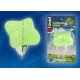 Настенный светодиодный светильник (10335) Uniel DTL-309-Звездочка/Green/1LED/0,1W