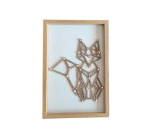 Светодиодный ночник Apeyron Лиса теплый белый 2хАА МДФ 12-179