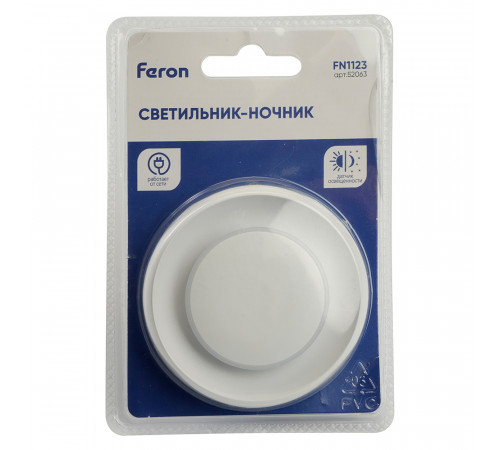 Ночник Feron FN1123 0,5W 52063 Ночник Feron FN1123 0,5W 52063
