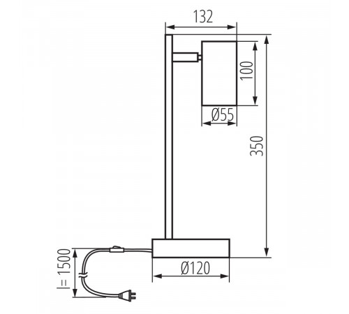 Настольная лампа Kanlux Evalo 35786