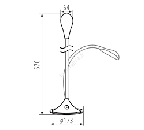 Настольная лампа Kanlux Franco II LED B 22343