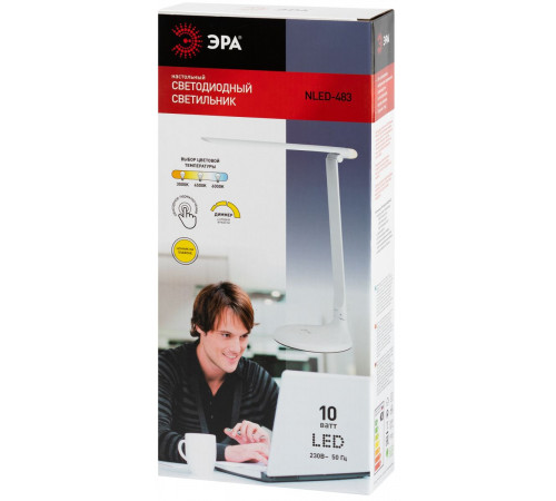 Настольная лампа Эра NLED-483-10W-W Б0068553