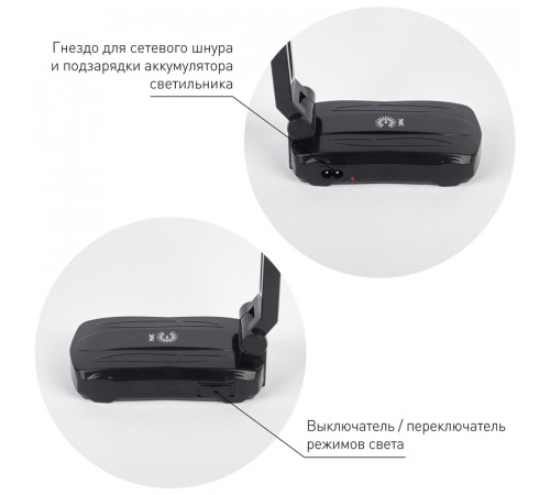 Настольная лампа Эра NLED-421-3W-BK Б0006624 Настольная лампа Эра NLED-421-3W-BK Б0006624