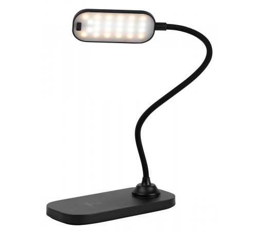 Настольная аккумуляторная лампа Эра NLED-524-6W-BK Б0068596