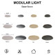 Основание потолочное 8L Mantra Modular Light Florones 9369