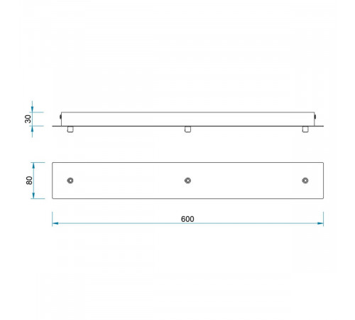 Основание потолочное 3L Mantra Modular Light Florones 9464