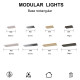 Основание потолочное 14L Mantra Modular Light Florones 9393