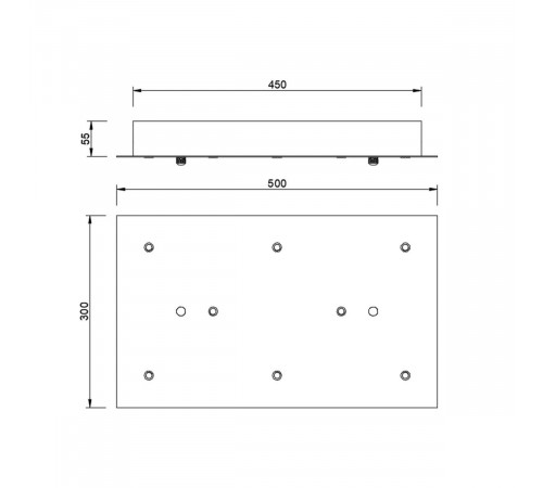 Основание потолочное 8L Mantra Modular Light Florones 9388