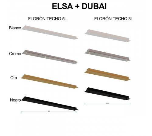 Основание потолочное 3L Mantra Modular Light Florones 9465