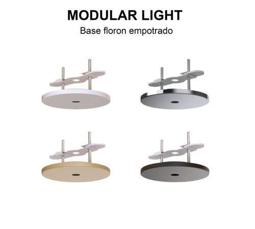 Основание потолочное утопленное 1L Mantra Modular Light Florones 9359