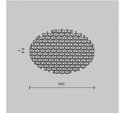 Антибликовый фильтр Maytoni Dip HoneyComb001-D41.5 Антибликовый фильтр Maytoni Dip HoneyComb001-D41.5