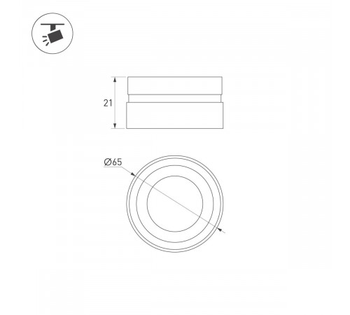 Насадка с фиксированным углом Arlight LGD-ARTIFACT-LENS-R65 (BK, 30 deg) (Металл) 057125 Насадка с фиксированным углом Arlight LGD-ARTIFACT-LENS-R65 (BK, 30 deg) (Металл) 057125