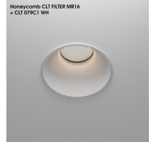 Рассеиватель Crystal Lux CLT FILTER MR16 Honeycomb BL