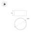 Насадка антибликовая Arlight LGD-ARTIFACT-FULL-SNOOT-R65 (WH) (Металл) 057157