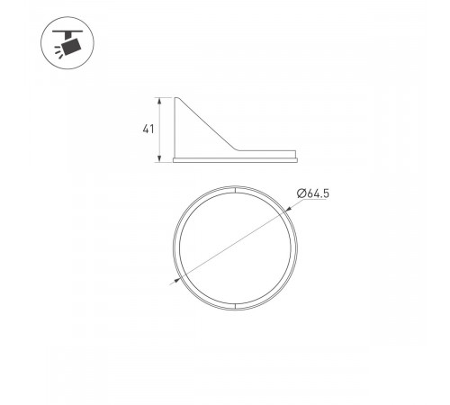 Насадка антибликовая Arlight LGD-ARTIFACT-HALF-SNOOT-R65 (WH) (Металл) 057159 Насадка антибликовая Arlight LGD-ARTIFACT-HALF-SNOOT-R65 (WH) (Металл) 057159