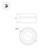 Насадка с фиксированным углом Arlight LGD-ARTIFACT-LENS-R65 (WH, 10 deg) (Металл) 057119