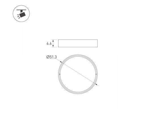 Светофильтр Arlight LGD-ARTIFACT-COLORFUL-FRAME-R55 (WH-RD) (Металл) 057135