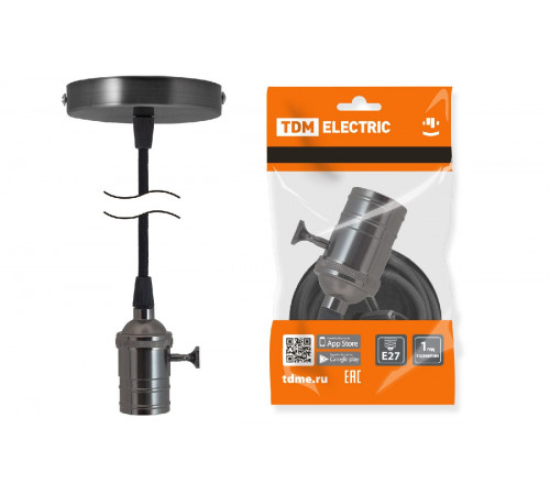 Патрон с кабелем TDM Electric Лофт SQ0335-0073