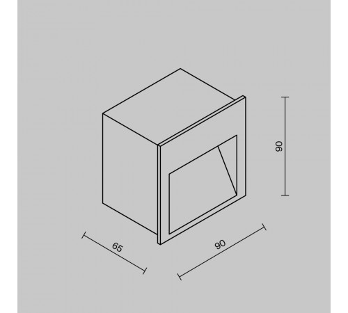 Подсветка для лестниц Maytoni Futo O512SL-L3W3K1