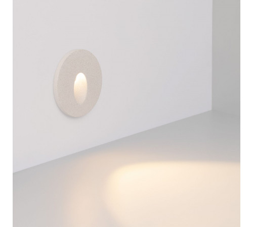 Светильник для ступеней Arlight LT-TIE-R120-3W Warm3000 (WH, 45x70 deg, 230V) (IP65 Бетон) 050872