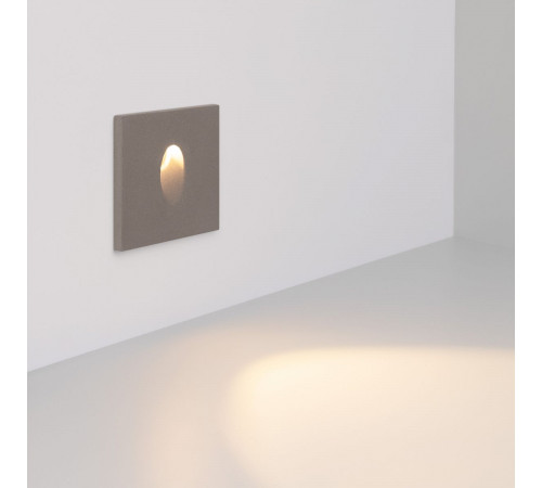 Светильник для ступеней Arlight LT-TIE-S100-3W Warm3000 (GR, 45x70 deg, 230V) (IP65 Бетон) 050876