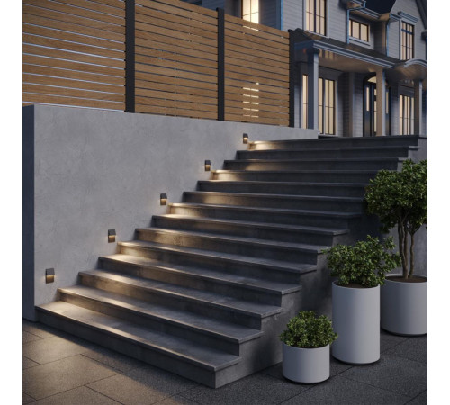 Подсветка для лестниц с переключателем цв. Температуры Novotech Street Scala 359724