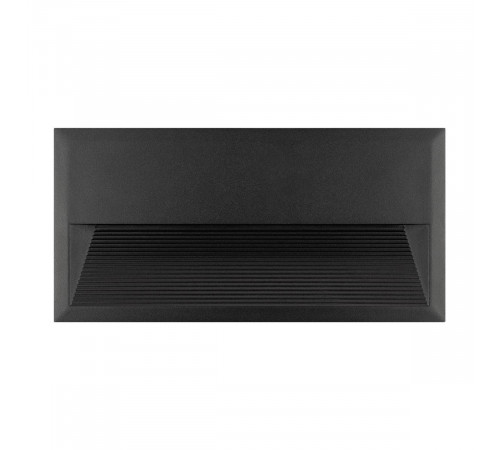 Светильник для ступеней Arlight LTD-RIBONIK-S271x136-10W Warm3000 (Черный, 50 deg, 230V) (IP65 Металл) 062917