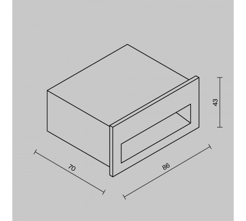 Подсветка для лестниц Maytoni Futo O512SL-L3W3K