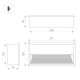 Светильник для ступеней Arlight LTD-RIBONIK-S271x136-10W Warm3000 (Черный, 50 deg, 230V) (IP65 Металл) 062917