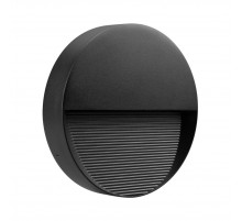 Светильник для ступеней Arlight LGD-RIBONIK-R180-8W Warm3000 (Черный, 50 deg, 230V) (IP65 Металл) 056707