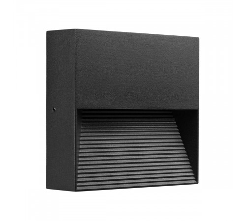 Светильник для ступеней Arlight LGD-RIBONIK-S114x114-5W Warm3000 (Черный, 50 deg, 230V) (IP65 Металл) 056713