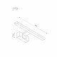 Подсветка для зеркал Nowodvorski Cezanne Led S White 10683